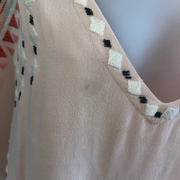 Charlie Jade Light Pink Embroidered sheath dress - Picture 5 of 7